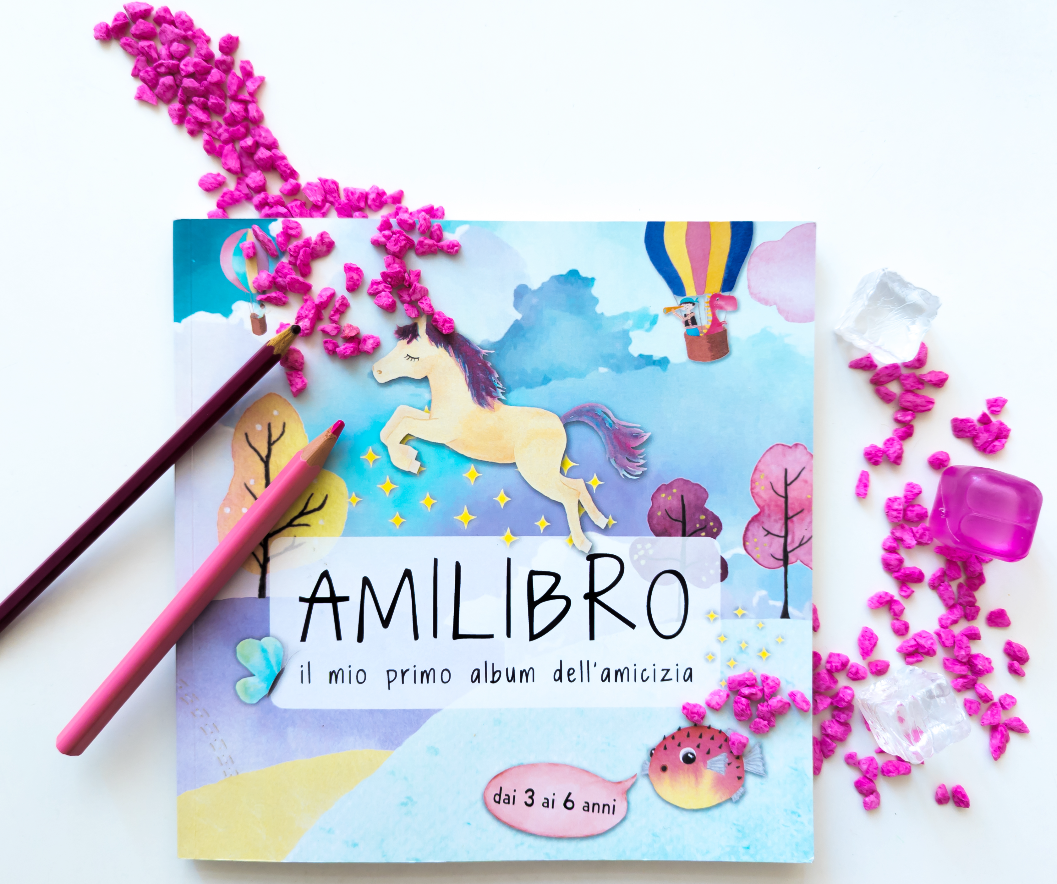 Amilibro copertina morbida, design cavallo